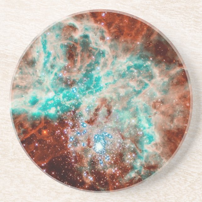 Doradus Nebula Birthing Planets Coaster (Front)
