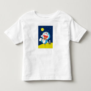 Doraemon at Space Adventure Design Toddler T-shirt