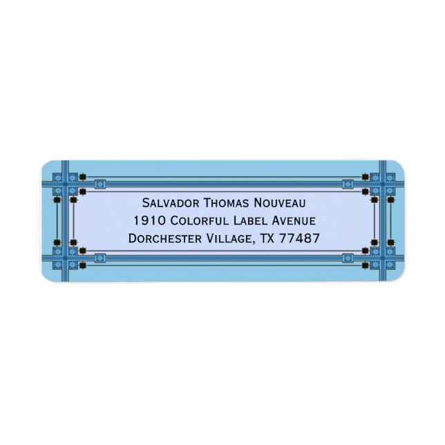 Dorchester in Light Blue and Royal Blue (Front)