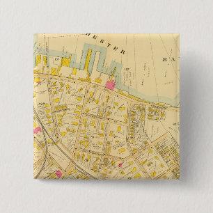 Dorchester, Massachusetts 3 2 Inch Square Button