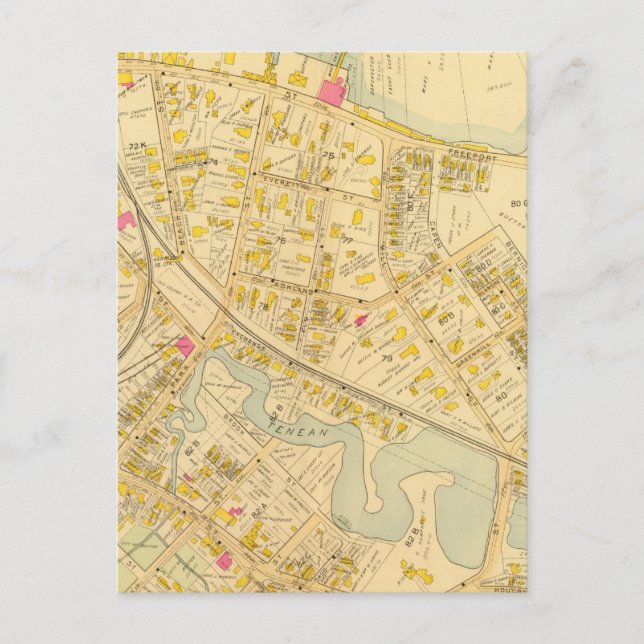 Dorchester, Massachusetts 3 Postcard (Front)