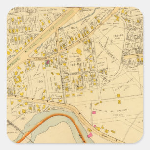 Dorchester, Massachusetts 6 Square Sticker