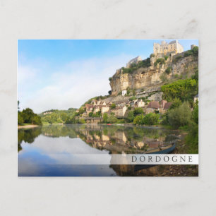 Dordogne and Beynac-et-Cazenac bar postcard