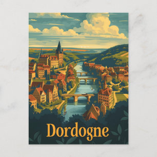 Dordogne France Postcard