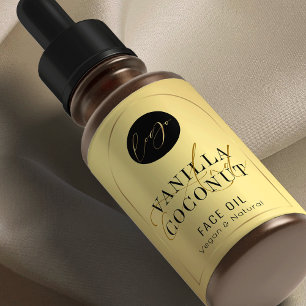 Doré moderne 60ml envelopper bouteille cosmétique 