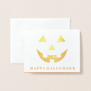 Dorée Carte à huile Halloween