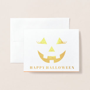 Dorée Carte à huile Halloween