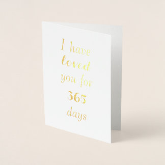 Dorée Carte Anniversaire Personnalisable - Compter les j