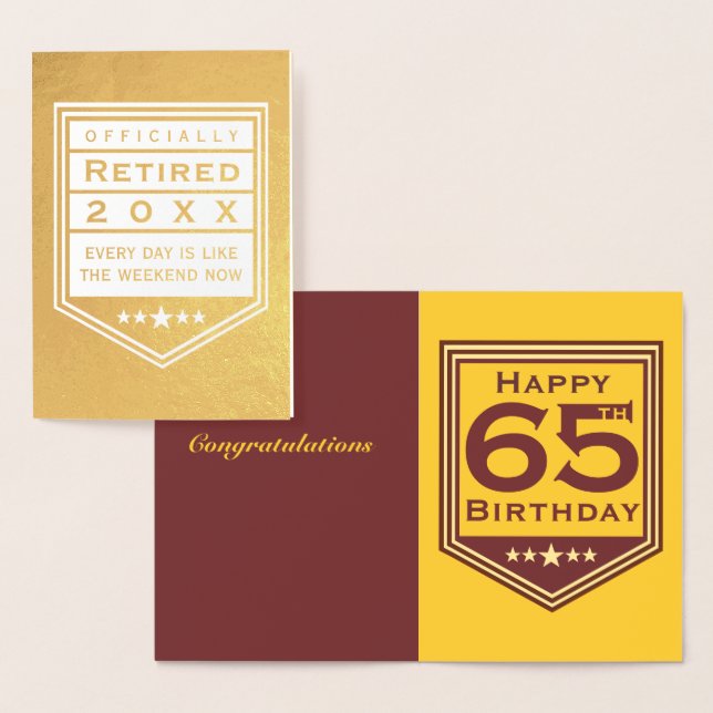 Dorée Carte de foil officiellement retirée (Affichage)