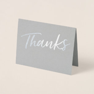 Dorée Carte de remerciement Foil Simple   CARTE DE REMER