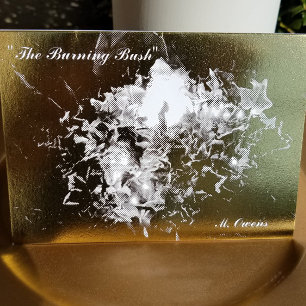 Dorée Carte de voeux "The Burning Bush"
