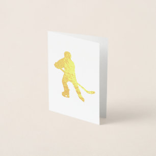 Dorée Carte enfant de hockey