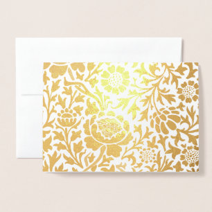 Dorée Carte FLORAL GOLD William Morris