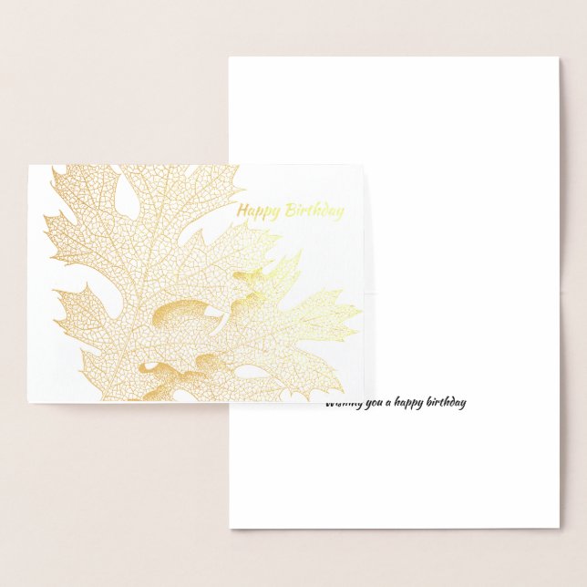 Dorée Carte Foil (Affichage)