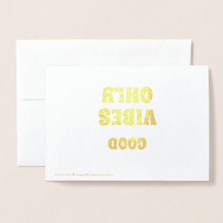 Dorée Carte Foil