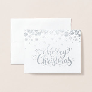 Dorée Carte Foil de Noël