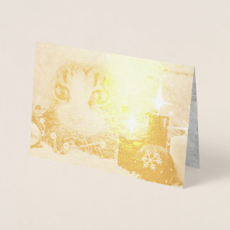 Dorée Carte Foil Noël n°1 du Boo