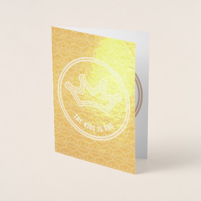 Dorée Carte King Papa Foil (Devant)