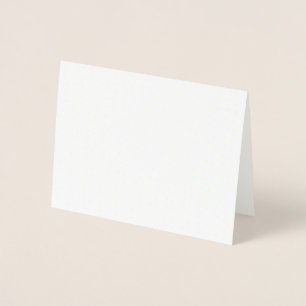Dorée Carte métallisée