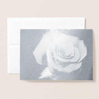 Dorée Carte ROSE noire et blanche