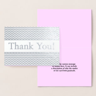 Dorée Customisé et basique "Merci !" Carte