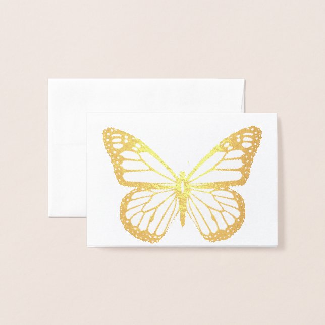 Dorée HAMbWG - Carte Gold Foil - Mini carte de note papi (Devant avec enveloppe)