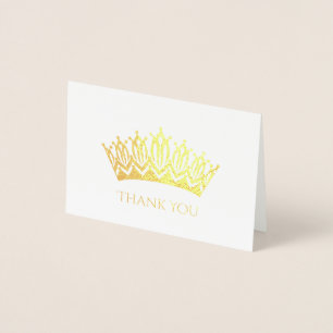 Dorée Mini carte couronne