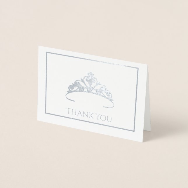 Dorée Mini carte Silver Foil Tiara (Devant)