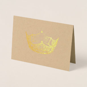 Dorée Miss America Style Gold Carte de la Couronne