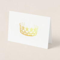 Miss USA Style Gold Carte Couronne
