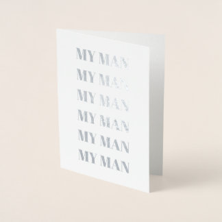 Dorée Mon Homme, Mon Homme, Mon Homme | Carte de vœux
