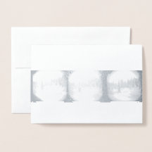 Sierra Mountain Snowstorm - Carte de Pins neigeux