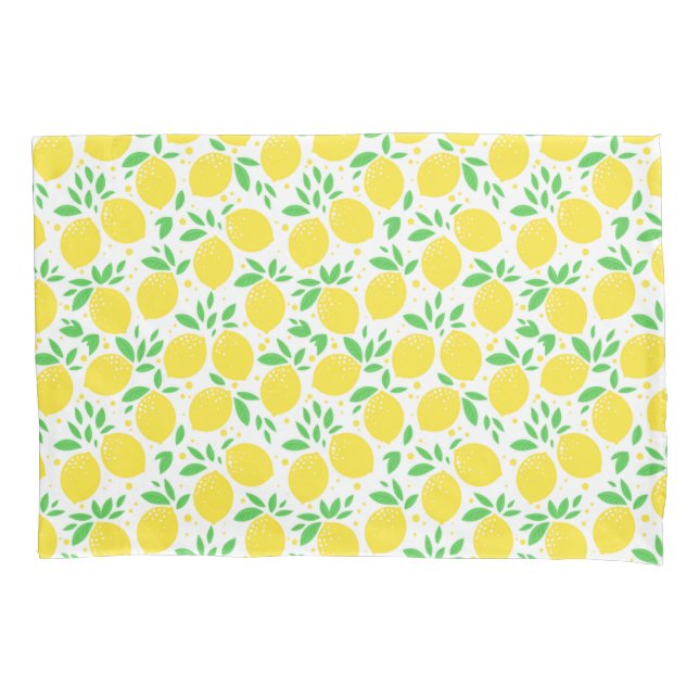 D'oreillers Housse de coussin citron jaune (devant)