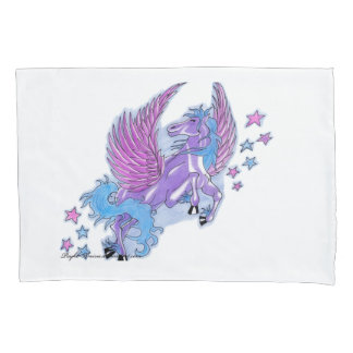 D'oreillers Housse de coussin licorne ailée Psyko-Daizie