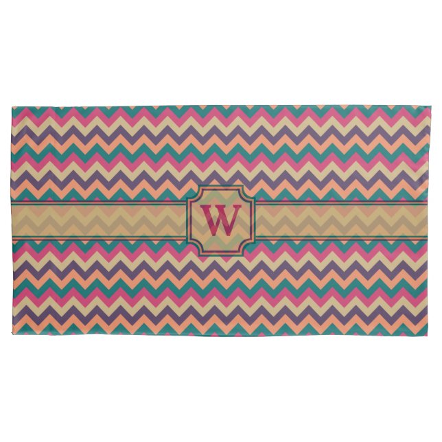 D'oreillers Housse de Coussin Zigzag Tropical (devant)