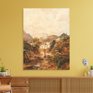 Dorf – Emil Barbarini Canvas Print