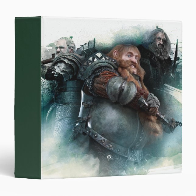 Dori, Bombur, & Oin Graphic Binder (Front/Spine)