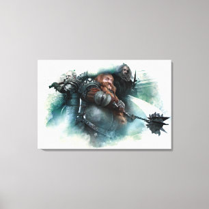 Dori, Bombur, & Oin Graphic Canvas Print