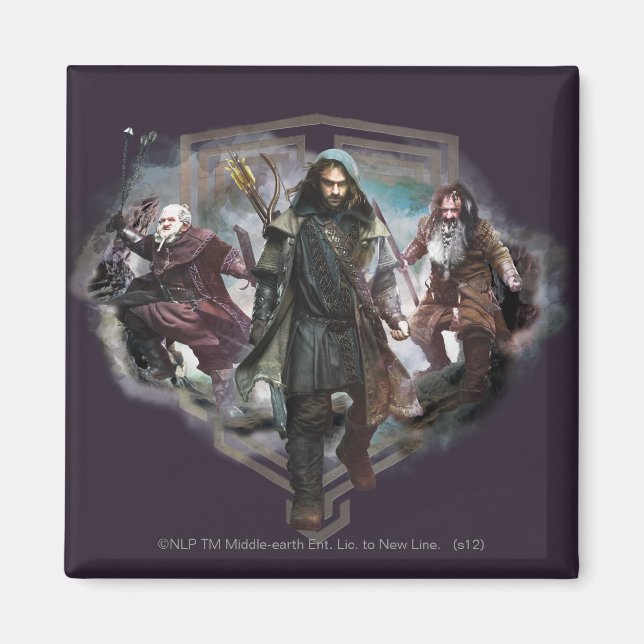 Dori, Kili, and Bifur Magnet (Front)