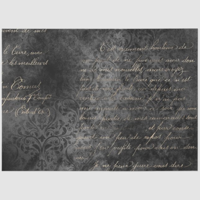 Dorian Grey Series Design 17 Tissue Paper (Front)