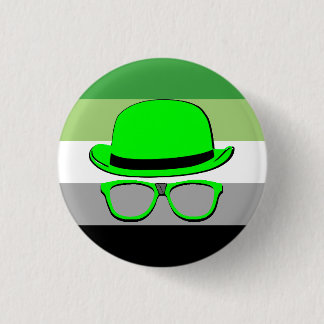 Dork Night Arrow Pride Button
