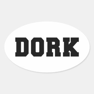 DORK OVAL STICKER