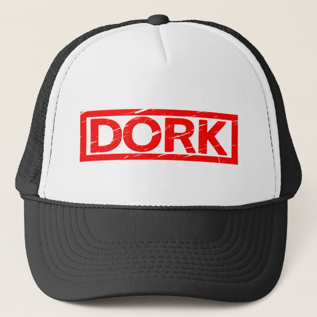Dork Stamp Trucker Hat (Front)