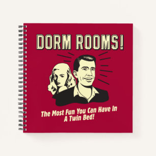 Dorm Room: Most Fun Twin Bed Notebook