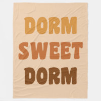 Dorm Sweet Dorm Brown Retro 70s Lettering