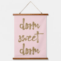 Dorm Sweet Dorm Room Decor Blush Pink and Gold