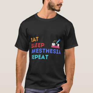 DORMIR ANESTHÉSIE RÉPÉTER - T-shirt ANESTHÉSIE