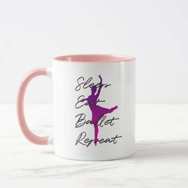 Dormir Manger Ballet Répéter la Mug | Danseuse de  (Gauche)