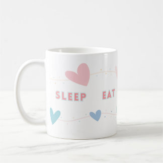Dormir Manger Lire Répéter La Mug