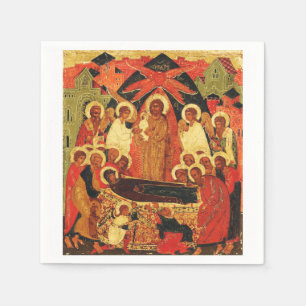 Dormition of the Mother of God orthodox icon  Napkin